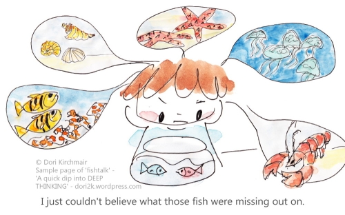 'fishtalk' by Dori Kirchmair - sample page